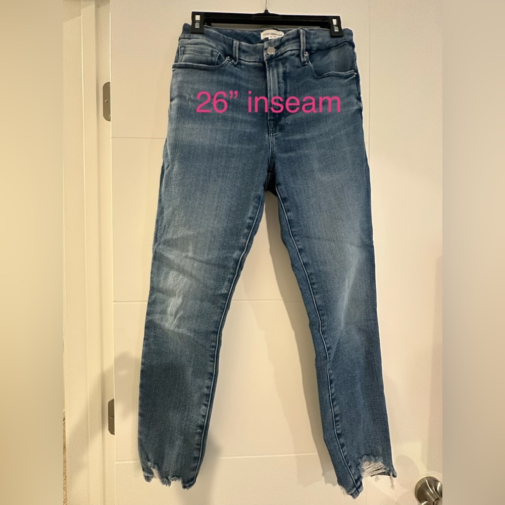 Good American skinny ankle jeans